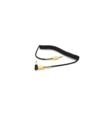 Кабель мультимедійний 3.5mm M to 3.5mm M 1.0m black VEGGIEG (YT-AUXGJ(M)/(M)-AWS-2)