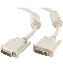 Кабель мультимедійний DVI M to DVI M 4.5m 18+1pin Cablexpert (CC-DVI-15)