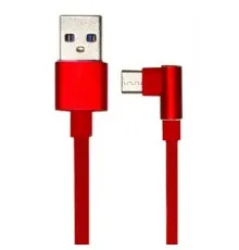 Дата кабель USB 2.0 AM to USB-C 1.0m 90° Extradigital (KBU1763)