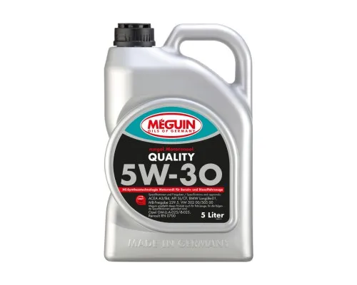 Моторна олива Meguin QUALITY SAE 5W-30 5л (6567)