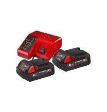Набір акумулятор + зарядний пристрій Milwaukee Li-Ion M18 NRG-202 (4933459213)
