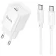 Зарядний пристрій HOCO C146A Charm USB-C PD20W + cable USB-C to USB-C White (6942007630269)
