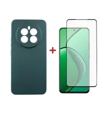 Чохол до мобільного телефона Dengos Realme 12 4G/5G Soft+glass Green (DG-KM-184)