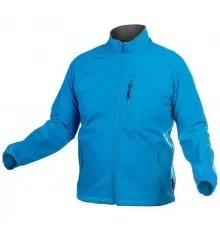 Куртка робоча Hoegert BIESE HT5K256-XL SoftShell 96% поліестер/4% еластан синя, XL (54) (HT5K256-XL)