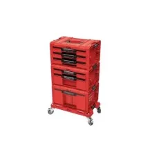 Ящик для інструментів QBRICK SYSTEM набір на платформі, 21", 525*345*885, SYSTEM PRO Drawer Workshop Set 6 Red (Z260370PG003)