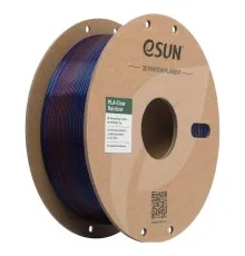 Пластик для 3D-принтера eSUN PLA Clear Rainbow 1,75mm 1kg Transl BLUE PURPLE (PLA-CLRB175T-UZ1P1)