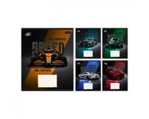 Зошит 1 вересня Nitro speed А5 48 аркушів клітинка (769000)