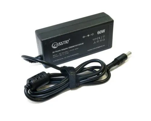 Блок живлення до ноутбуку Extradigital Samsung 19V, 3.15A, 60W (5.5x3.0) (PSS3812)