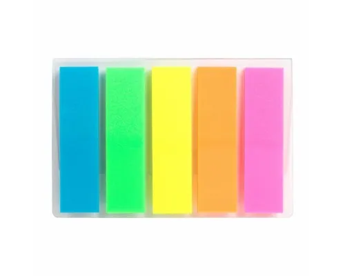 Стікер-закладка Axent Plastic bookmarks 5х12х45mm, 125шт (D2450-01)