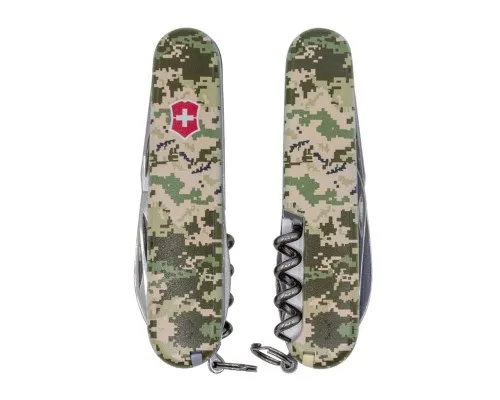 Ніж Victorinox Spartan Army 91 мм Піксель + Лого (1.3603.3_W3941p)
