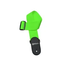 Ремінь для гітари DiMarzio Nylon With Leather Ends Neon Green (DD3100NGN)