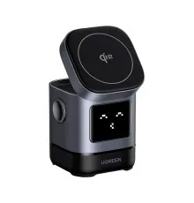 Зарядний пристрій Ugreen 2-in-1 wireless iPhone + AirPods W709 gray (45775)
