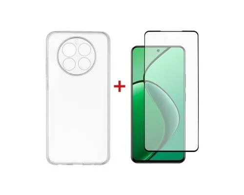 Чохол до мобільного телефона Dengos Realme 12 4G/5G TPU+glass Transparent (DG-KM-173)