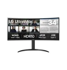 Монітор LG 34WR55QK-B