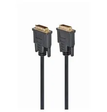 Кабель мультимедійний DVI M to DVI M 3.0m 24+1pin Cablexpert (CC-DVI2-BK-10)