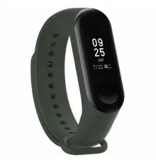 Ремінець до фітнес браслета BeCover Silicone для Xiaomi Mi Band 3/4 Khaki (704649)