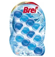 Туалетний блок Bref Блискучий гель Арктичний океан 42 г х 3 шт. (9000101509151)