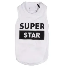 Борцівка для тварин Pet Fashion "Superstar" S біла (4823082421848)