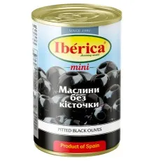Овочева консервація Iberica Маслини чорні міні без кісточки 300 г (8436024290332)