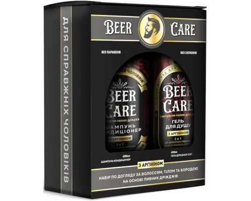 Набір косметики Beer Care Аргінін Гель для душу 2в1 400 мл + Шампунь-кондиціонер 400 мл (4820164642122)