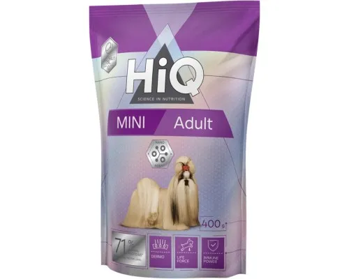 Сухий корм для собак HiQ Mini Adult 400 г (HIQ46465)