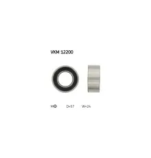 Ролик натягувача ременя SKF VKM 12200