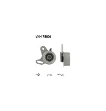 Ролик натягувача ременя SKF VKM 75006