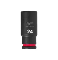 Торцева головка Milwaukee ShW 1/2" 24 мм, довга (4932480342)