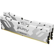 Модуль пам'яті для комп'ютера DDR5 48GB (2x24GB) 8000 MHz Renegade White/Silver Kingston Fury (ex.HyperX) (KF580C38RWK2-48)