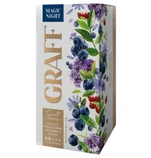 Чай Graff Magic night з ароматом чорниці та вербени 20x1.5 г (4820279612508)