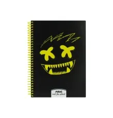 Блокнот Maxi А5, пластикова обкладинка, спіраль, 80 арк., клітинка (MX20832-13)