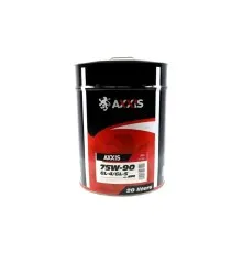 Трансмісійна олива AXXIS 75W-90 GL-4 / GL-5  20л (AX-2062)