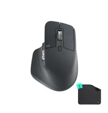 Мишка Logitech MX Master 3S Performance for Business Wireless/Bluetooth + Mouse Pad Studio Series Graphite (MX910-006582)