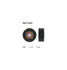 Ролик натягувача ременя SKF VKM 31025