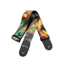 Ремінь для гітари DiMarzio Steve Vai Print Green Universe (DD3141)