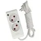 Мережевий подовжувач TECCO 3м 2 поста white (8681277841118)