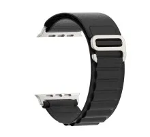 Ремінець до смарт-годинника Armorstandart Alpina Band для Apple Watch 49/46/45/44/42 (Series 1-3) Black (ARM64977)