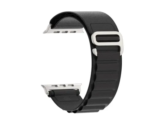 Ремінець до смарт-годинника Armorstandart Alpina Band для Apple Watch 49/46/45/44/42 (Series 1-3) Black (ARM64977)