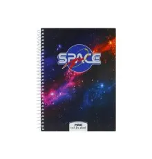 Блокнот Maxi А5, пластикова обкладинка, спіраль, 80 арк., клітинка (MX20832-16)