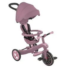 Дитячий велосипед Globber Explorer trike 4 в 1 пастельно-бузковий (637-510)