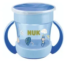 Поїльник-непроливайка Nuk Evolution Mini Magic 160 мл Синій (3952385)