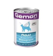Консерви для котів Gemon Cat Wet Adult тунець і океанічна риба 415 г (8009470300742)
