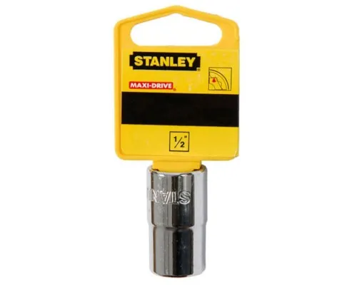 Головка торцева Stanley 1/2" х 18мм, з дванадцятигранним профілем, метрична (4-88-790)