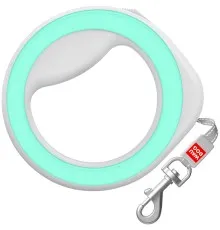 Повідець для собак WAUDOG R-leash світловідбиваюча стрічка XS-M до 40 кг 2.9 м салатовий (81275)