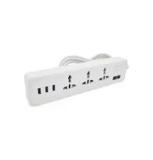 Мережевий фільтр живлення Voltronic TВ-Т13, 3роз, 3*USB White (ТВ-Т13-White)