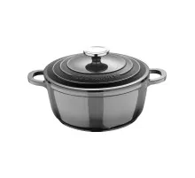 Каструля Bergner Excalibur з кришкою Сіра 2,2 л (BG-36100-GY)