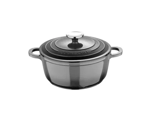 Каструля Bergner Excalibur з кришкою Сіра 2,2 л (BG-36100-GY)