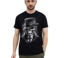 Футболка Sol's Imperial Gentlemen's skull насичений чорний S (11500309/395S)
