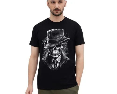 Футболка Sol's Imperial Gentlemen's skull насичений чорний S (11500309/395S)