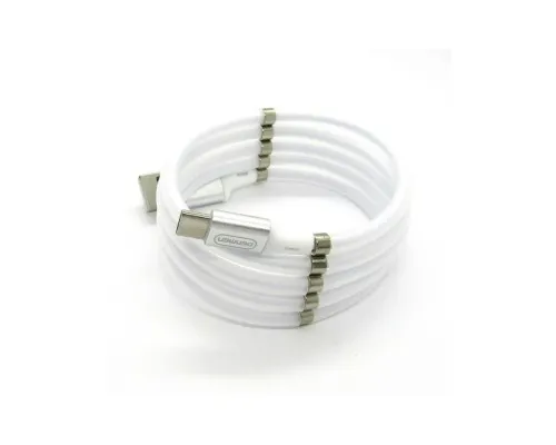 Дата кабель USB 2.0 AM to USB-C 1.0m 2.4A white Denmen (DN-D11T-WH)